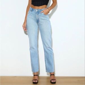 Rollas High Rise Straight Jeans